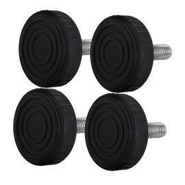 VANZACK 4pcs Sports Accessories Treadmill Accessories Wheel Bearing Running Vest Hard Hat Exercise Equipment Spare Screws Exercise Equipment Spare Parts Mounting Screw Bolts Rubber Black