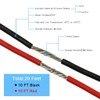 BNTECHGO 12 Gauge Silicone Wire 10 ft red and 10