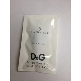 Dolce & Gabbana L'IMPERATRICE 3 by D&G Vial 20x Eau de Toilette Spray 0.05 fl oz LOT L NEW