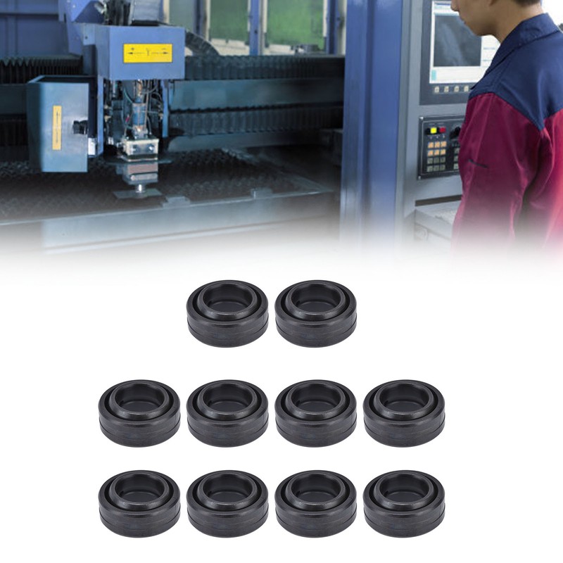 10Pcs Spherical Bearing Plain Radial Deep Grooved Ball Accessory Set