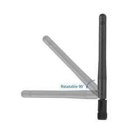 POBADY 2PCS Dual Band WiFi Antenna 2.4GHz 5GHz 5.8GHz Antenna 3dBi MIMO SMA Male Antenna for WiFi Router Wireless LAN Card PCIe Card Router Video Surveillance Monitor