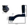 BGD 10601009A1 Drill Press Crank Handle 360° Free Rotation Part