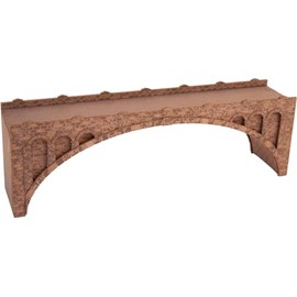 NOCH® Stone Arch Bridge, Laser-Cut Model Building Bridge Kit, 18.5 x 4 cm for N Gauge Perfect for Landscaping and Dioramas