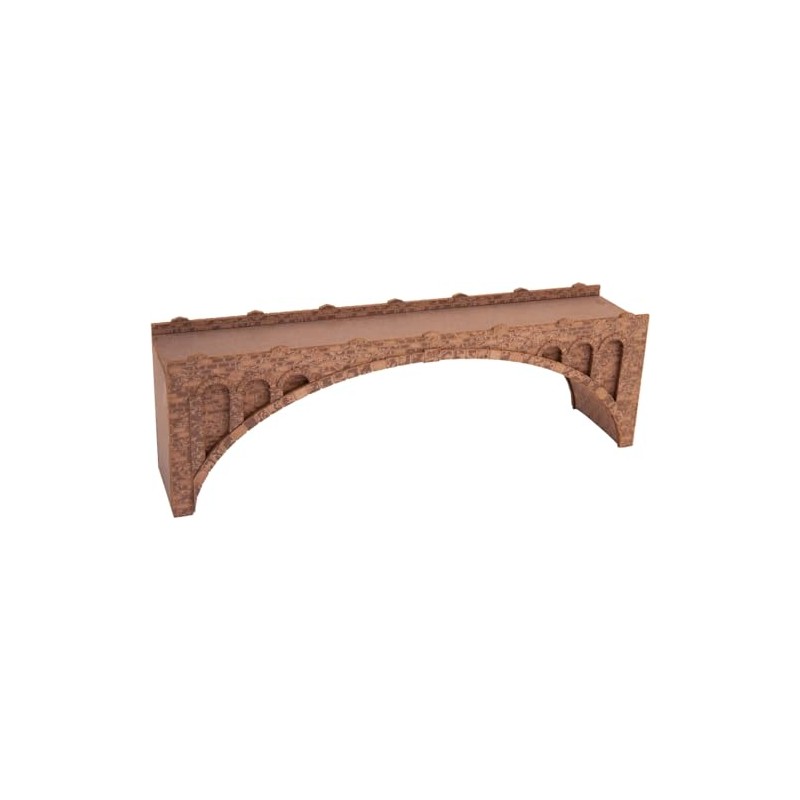NOCH® Stone Arch Bridge, Laser-Cut Model Building Bridge Kit, 18.5