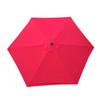 BELLRINO DECOR Replacement Sunset RED Strong & Thick Umbrella Canopy