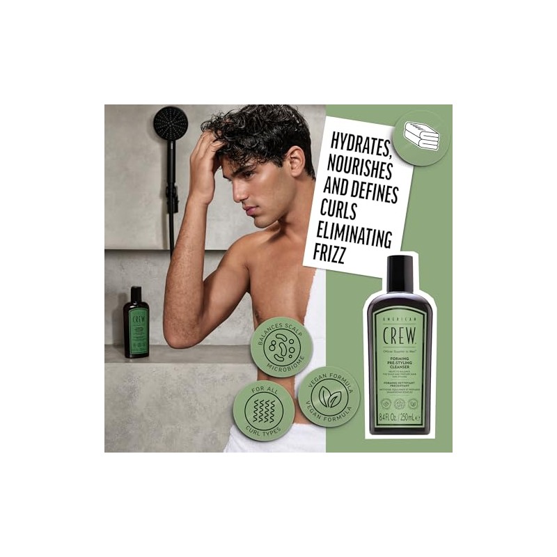 American Crew Shampo Forming Define y Realza el cabello 250ml