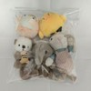 Dtymm 5pcs Plush Animals Keychains, Cute Key Ring Decorations for