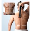 Electric Back Shaver for Men, Long Handle Body Grooming Kit