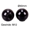 TRUCK DUCK® Universal Replacement Knob Ball Handle 40 mm with