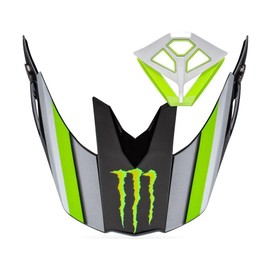 BELL Moto-10 Pro Circuit Helmet Replacement Visor/Peak Black/Green