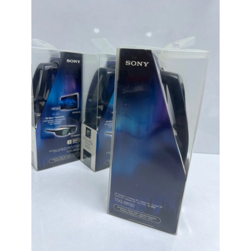 Sony TDG-BR50 3D Glasses Black Small Size (Lot 3 pcs