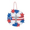 Religious Patriotic Wreath Craft Kit - Makes 12