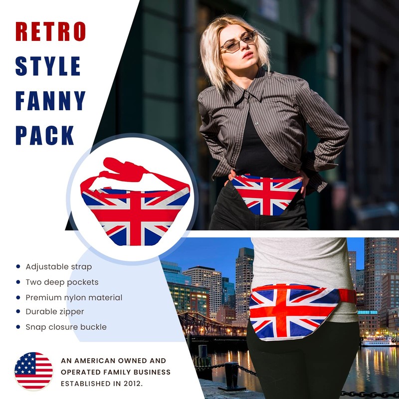 Funny Guy Mugs British Flag Fanny Pack