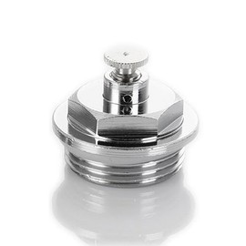 4 pieces 3/4 inch radiator vent valve, manual radiator ventilation slot vent plug valve replacement accessories for heating