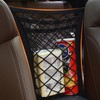 3-Layer Triple Car Mesh Organizer Pockets Pockets Between Seats Stretchy
