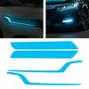 TOMALL 2 Pair Headlight Fog Light Vinyl Films Smoke Tint