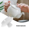 PRETYZOOM Teapot Lid Ceramic Lid Replacement Ceramic Lid for Teapot