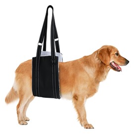 Dog Sling for Back Legs, Dog Sling for Large Dogs Hind Leg Support Adjustable Dog Sling, Dog Support K9 Dog Lift Harness, Helps Senior Dog, Lnjured, After ACL Surgery Rehabilitation (Small)