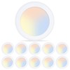 ECOELER 10 Pack 6inch 3CCT LED Disk Light, 3000K/4000K/5000K Selectable