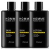 Aesome 에이썸 파워 옴므 액티브 남성 스킨 2개+로션 1개 (200ml) Aesome Power Homme Active Men's Skin (2 pcs) + Lotion (1 pc) (200ml)
