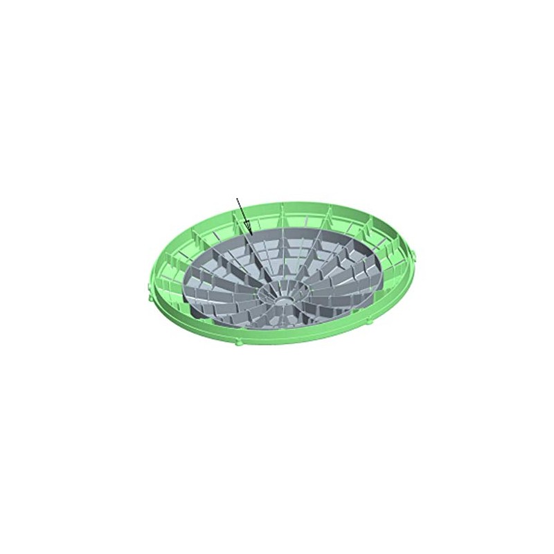 24" Septic Tank Riser Lid - Green