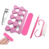 6pcs Manicure & Pedicure Kit – Includes Fingernail Toenail Clipper,
