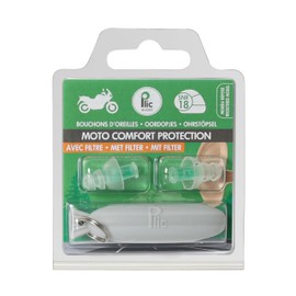 Motorcycle Earplugs "Comfort Protection" ● For Holidays or Road Traffic ● Hearing Protection 18 dB ● Comfortable, Discreet, Hypoallergenic and Reusable ● PLIC AUDIO