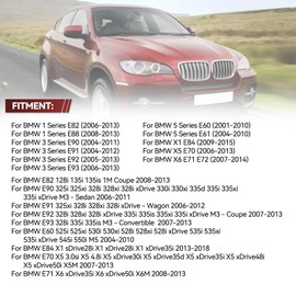 Tailgate Boot Lid Push Button Unlock Switch, Tailgate Handle Push Button Switch Compatible with 1 Series 3 Series 5 Series E88 E82 E90 93 92 91 E60 E61 X1 X5 X6 2004-2018, Replacement for 51247118158