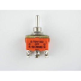 CHANCS 250 VAC 15 A On/Off On Switch 3 Positions 6-Pin Rocker Switch DPDT High Performance Toggle Switch Generic High Performance Toggle Switch