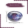 6.0" Extra Large Galaxy Glass Ashtray, Perfect for Smoking Lounges,