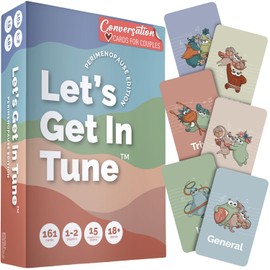 Hormony Prelude Health - Let's Get in Tune: Perimenopause Edition - Couples Card Game for Better Communication & Support During Perimenopause - Fun, Interactive, Educational Relationship Tool
