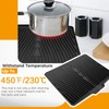 MOOTVGOO 19.7" X 17" Silicone Dish Drying Mat for Kitchen