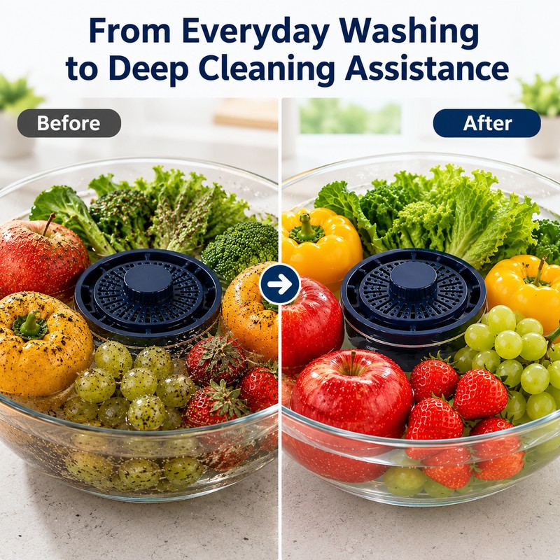 Portable Fruit & Vegetable Purifier for Home & Travel,Fruit and
