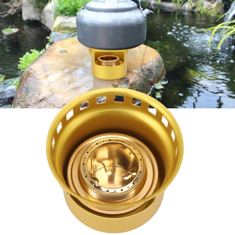 Spirit Burner Copper Windproof Portable Aluminium Alloy Alcohol Backpacking Stove