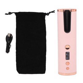 Automatic Curling Iron Cordless Ceramic Rotating LCD Display Rechargeable 4000mAH Auto Hair Curler