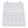 36 Grids Plastic Adjustable Earrings Jewelry Bead Box Holder Organizer