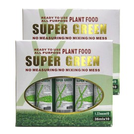 Super Green Lucky Bamboo Fertilizer (20 Bottles/ 2 Case Bulk Pack) – Ready-to-Use All-Purpose Plant Food for Vibrant Growth