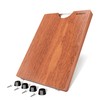 Brosisincorp Solid Sapele Wood Cutting Board - Large 15.74" x