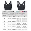 Atxnn Women's Sports Bra Adjustable Wide Shoulder Strap Yoga Bra