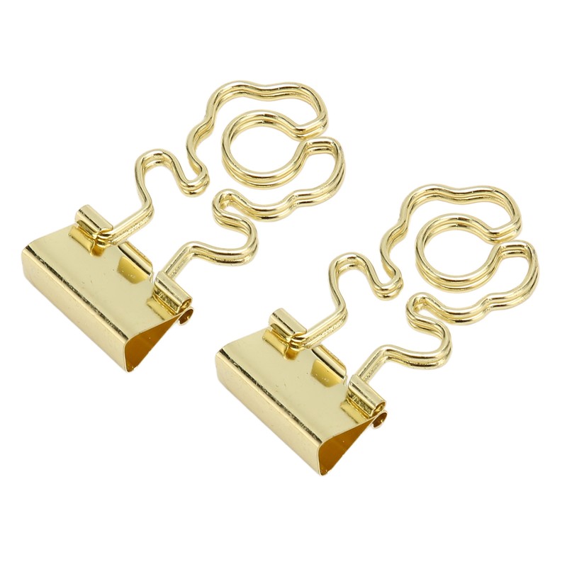 100 Pcs Mini Binder Clips Flower Shape Strong Clamping Force
