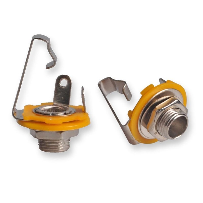 1/4 inch Mono Jack Socket Guitar Input Jack, Female Guitar