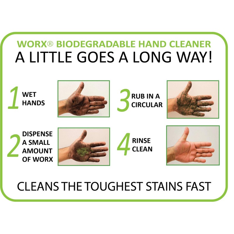 WORX Biodegradable Hand Cleaner Soap (Travel Size)