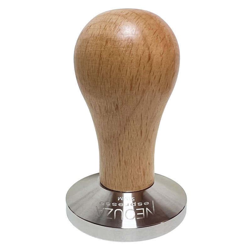 NEOUZA Barista Espresso Maker 53 mm with Wooden Handle and