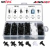 AUIMSOCO 100PCS Clip Trim Auto Push Pin Rivet Bumper Panel