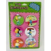 Button Up Vintage NOS The Simpsons 12 Buttons Sealed 1990
