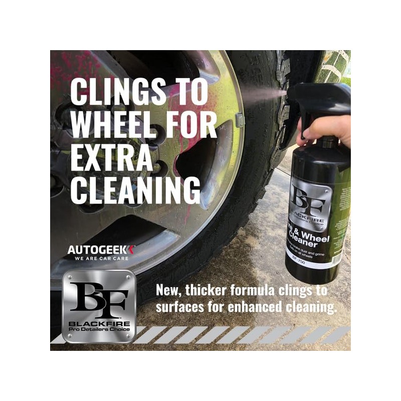 Blackfire Tire and Wheel Cleaner | Powerful Gel Formula for