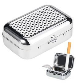 Pocket ashtray for on the go, ashtray for on the go, pocket ashtray, travel ashtray, pocket ashtray, odourless for camping, smoking, indoors or outdoors