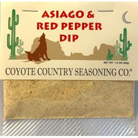 Coyote Country's Asiago and Sweet Red Pepper Dip Mix (3 Pack)