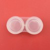 HAHIYO Contact Lens Case Box Holder Diameter 24mm Durable Leakproof