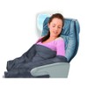 Cloudz Fleece Travel Blanket - Blue